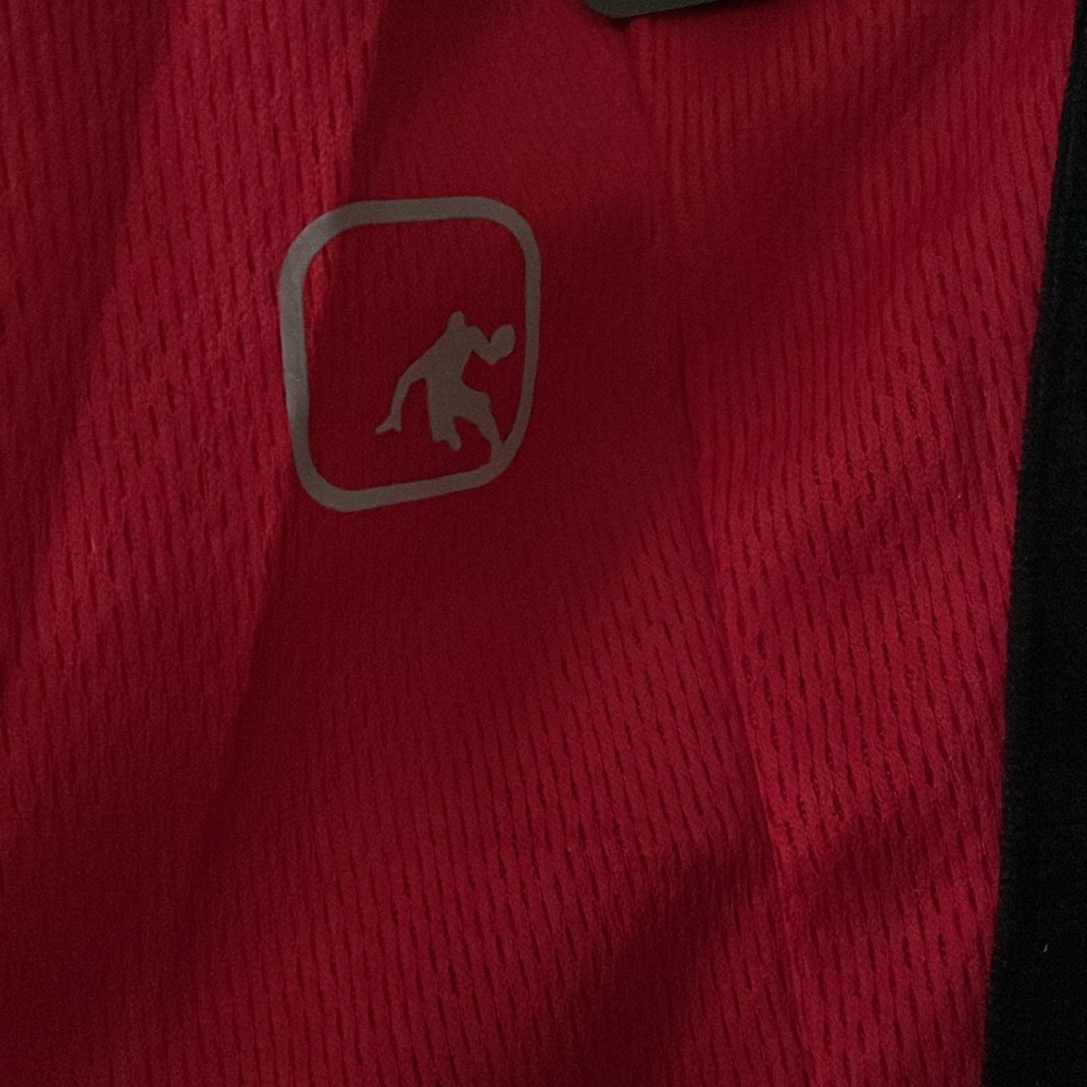 AND1 Red Athletic Shorts with Black and White Trim
With pockets - Picture 4 of 5